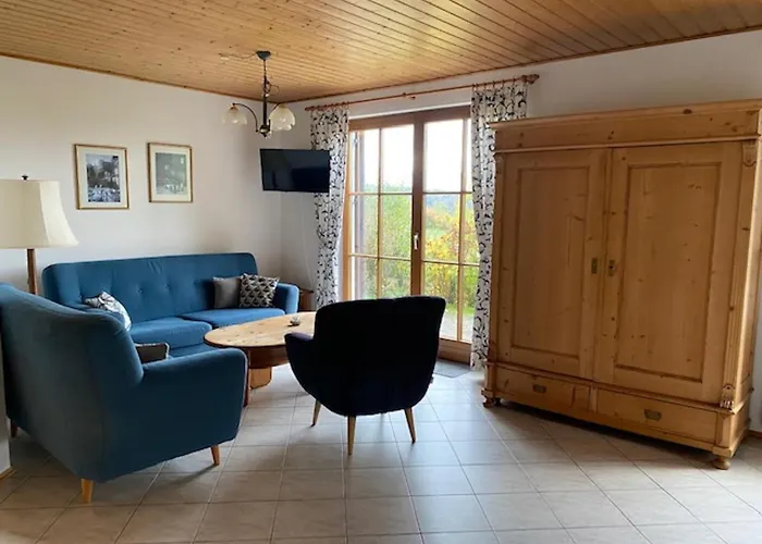 In The Knuellgebirge With Balcony Neuenstein (Hessen)