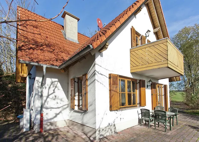 In The Knuellgebirge With Balcony Neuenstein (Hessen)